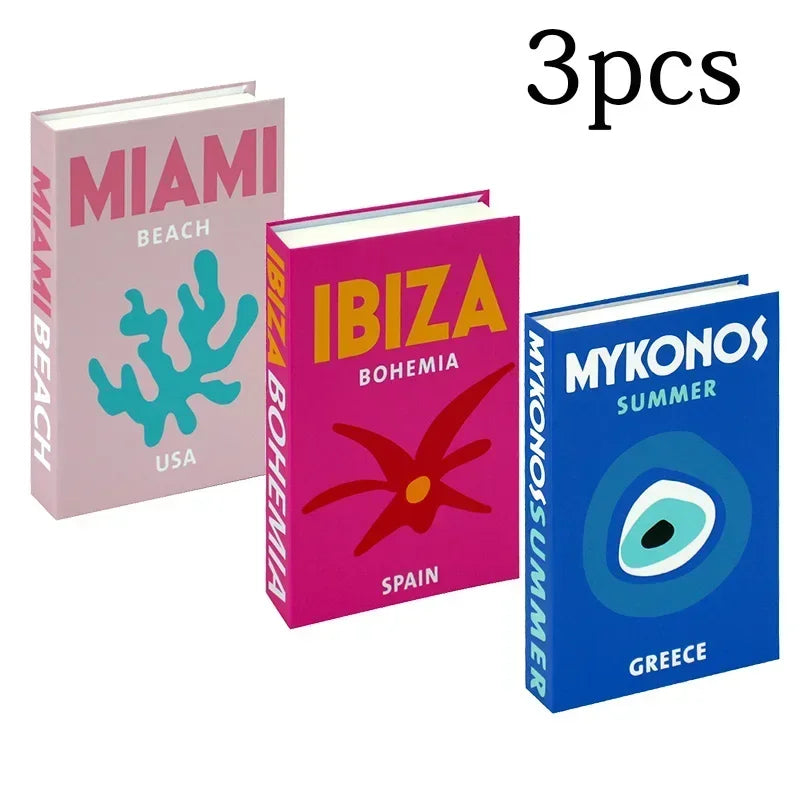 Couchtisch Dekoration Bücher Set 3 Stück Klappbares Design Kaffeetisch Styling | Sansoti