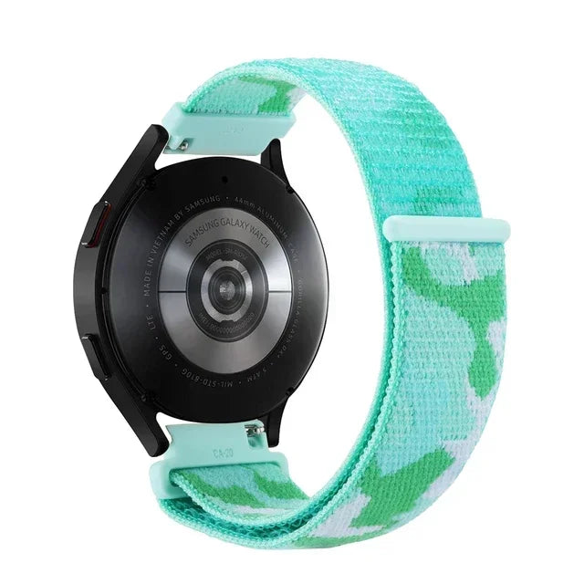 Regulowany nylonowy pasek sportowy do smartwatcha 20mm 22mm, oddychający, lekki pasek do zegarka sportowego i fitnessu | Sansoti