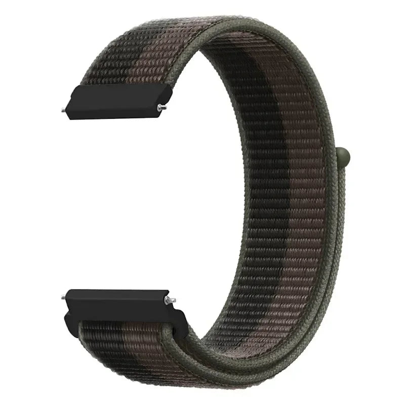 Regulowany nylonowy pasek sportowy do smartwatcha 20mm 22mm, oddychający, lekki pasek do zegarka sportowego i fitnessu | Sansoti
