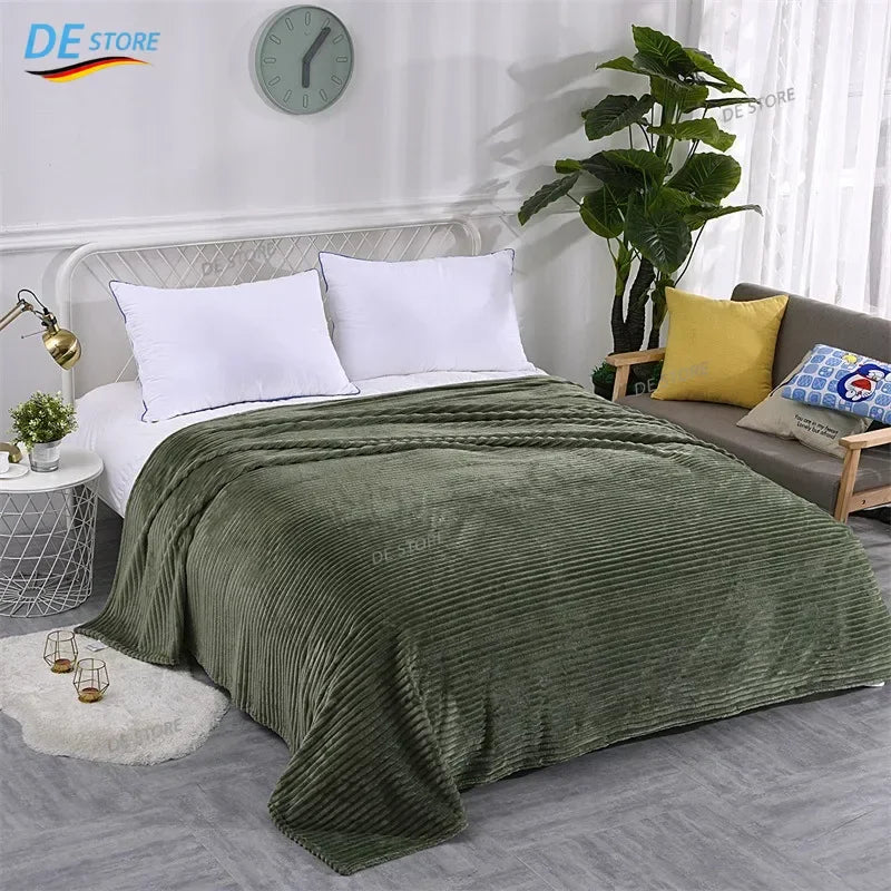 Couverture polaire à carreaux 70x100cm en microfibre douce pour le salon, la chambre, le canapé, le lit, les enfants et les animaux de compagnie | Sansoti