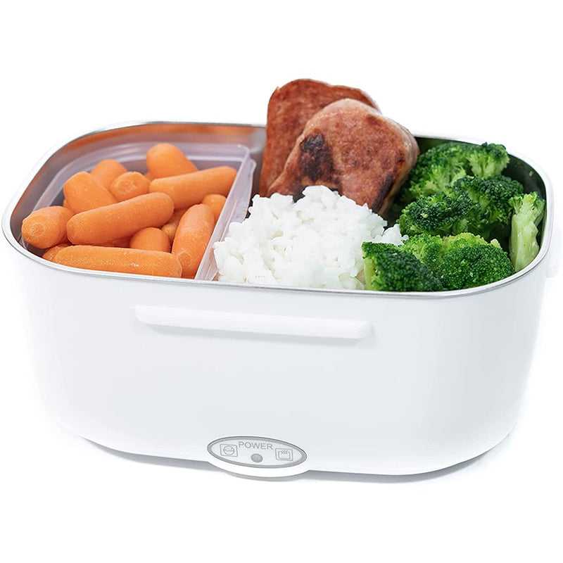 Elektrische Lunchbox mit Heizung 1,5L – warmes Essen unterwegs, im Auto & zu Hause | Sansoti