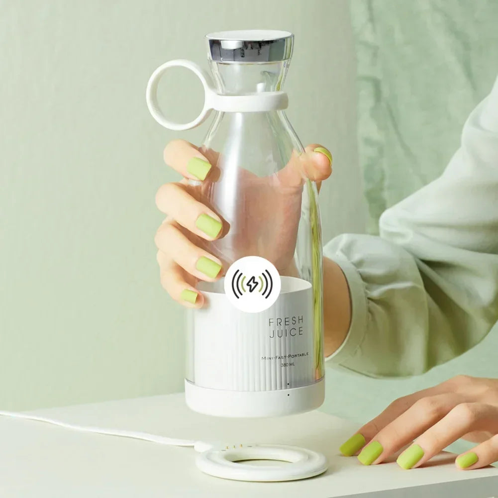 Blender électrique portable et extracteur de jus pour smoothies, jus et shakes en déplacement | Sansoti