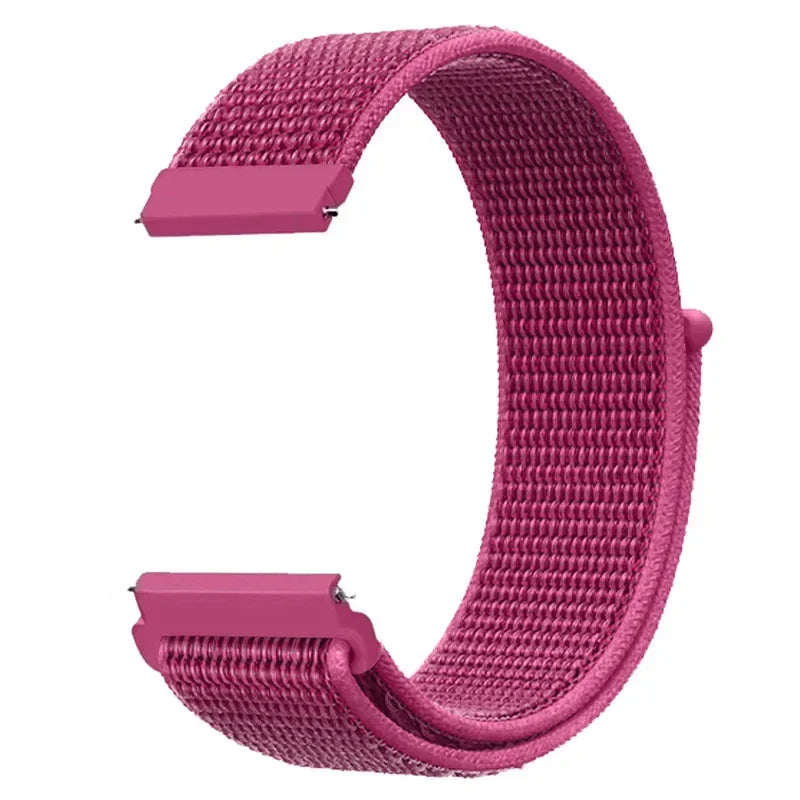 Regulowany nylonowy pasek sportowy do smartwatcha 20mm 22mm, oddychający, lekki pasek do zegarka sportowego i fitnessu | Sansoti