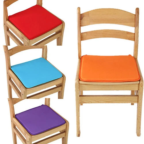 Coussin de chaise 40×40cm en mélange de coton, carré, déperlant, pour chaise de salle à manger, chaise de jardin ou chaise de bureau, intérieur et extérieur | Sansoti