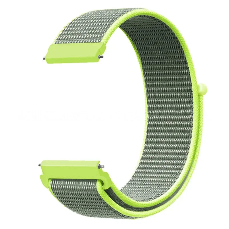 Regulowany nylonowy pasek sportowy do smartwatcha 20mm 22mm, oddychający, lekki pasek do zegarka sportowego i fitnessu | Sansoti