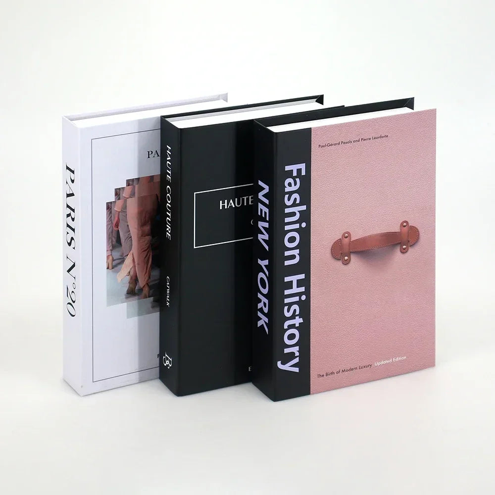 Couchtisch Dekoration Bücher Set 3 Stück Klappbares Design Kaffeetisch Styling | Sansoti