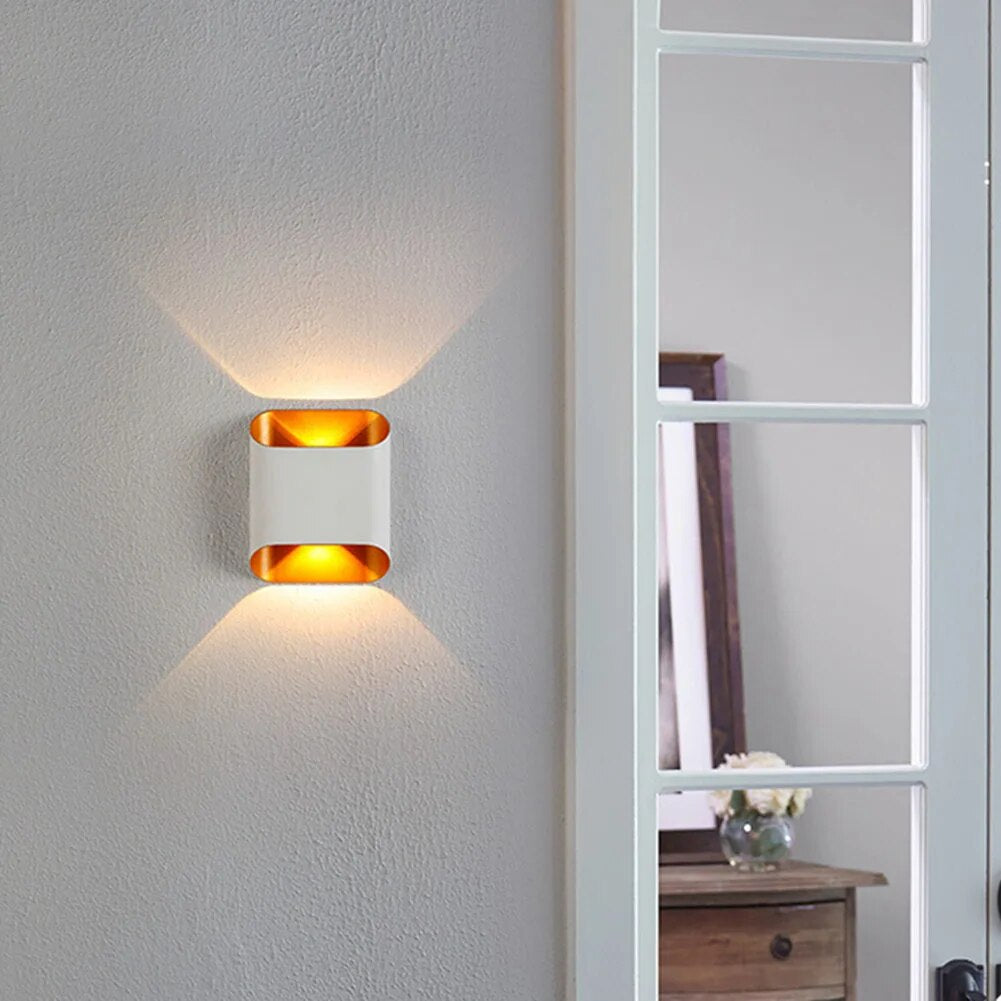 Moderne LED Außenwandleuchte IP65 wasserdicht – Stilvolle Gartenbeleuchtung für Fassade & Terrasse | Sansoti