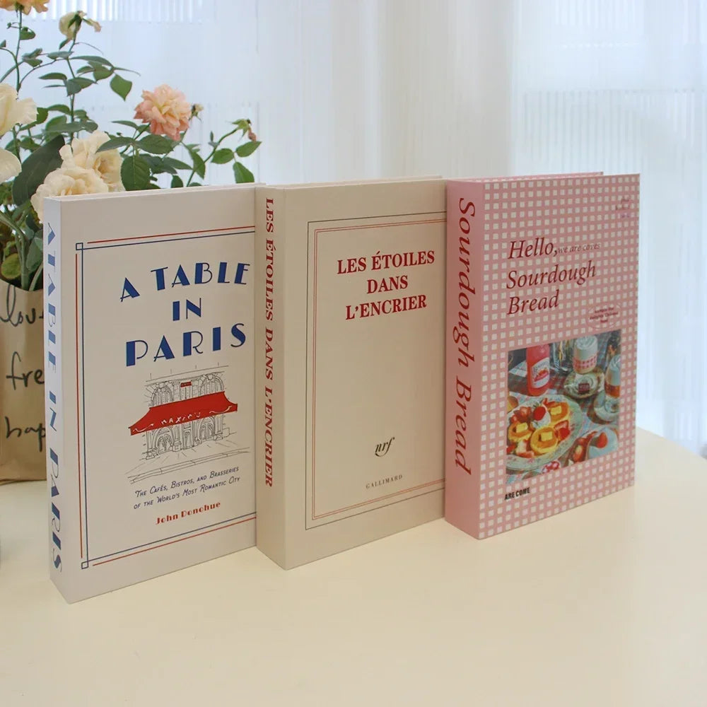 Couchtisch Dekoration Bücher Set 3 Stück Klappbares Design Kaffeetisch Styling | Sansoti