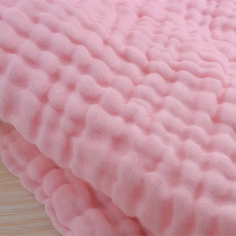 Mousseline Babydeken 105x105cm Zeslaags Gaaskatoen Inbakerdoek Pasgeborenen tot 3 Jaar Jongens Meisjes | Sansoti