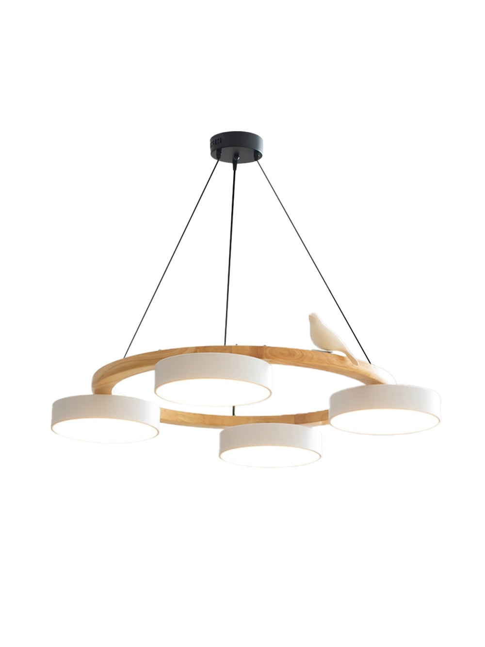 Decorative Bird Chandelier with Colored Circles for Dining Room and Living Room | Sansoti