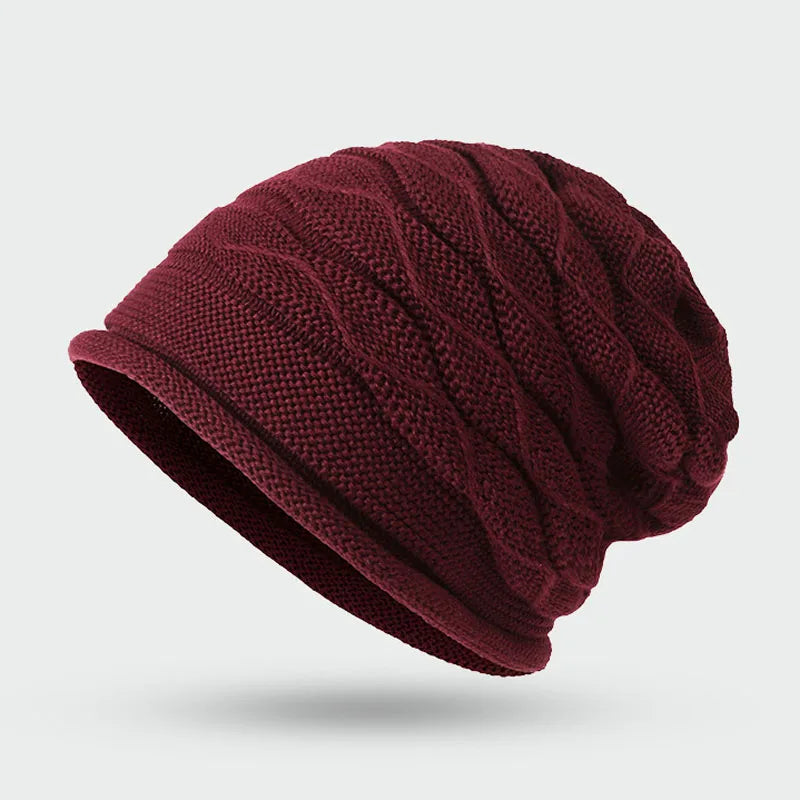 Gebreide Slouchy Muts Unisex Wintermuts Rekbaar Acryl Beanie Dames Heren Outdoor Casual Hoofddeksels | Sansoti