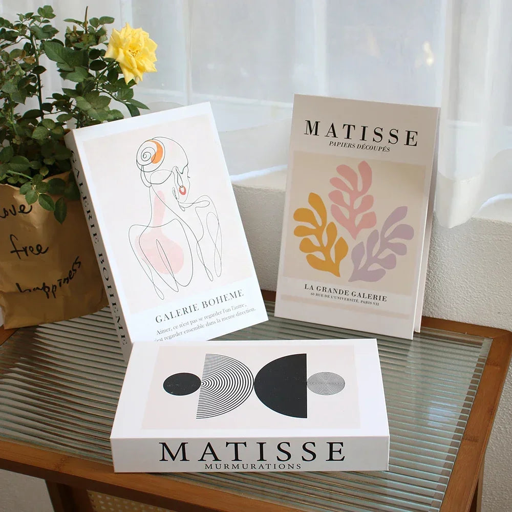 Couchtisch Dekoration Bücher Set 3 Stück Klappbares Design Kaffeetisch Styling | Sansoti