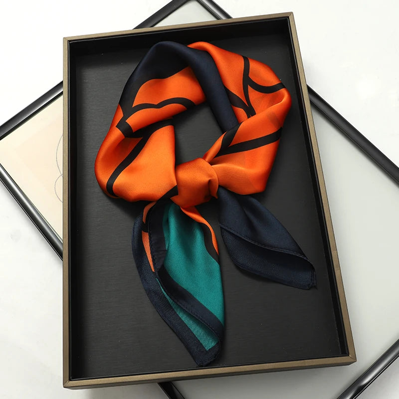 Vierkante Sjaal 70x70 cm Polyester Multifunctioneel Haarband Nekdoek Dames Vier Seizoenen Decoratief | Sansoti
