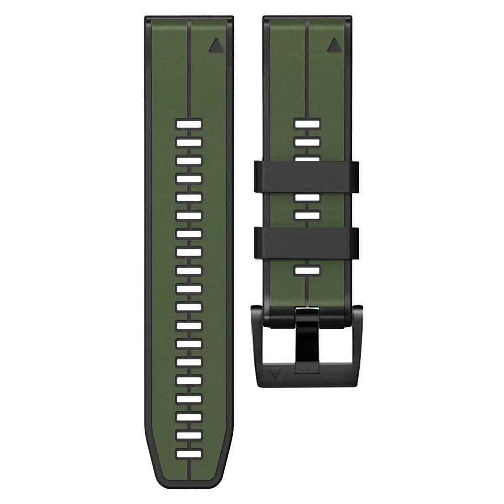 Silicone Watch Band with Quick Release 22mm 26mm Smartwatch Wristband Sports Band Comfortable Water-Resistant | Sansoti