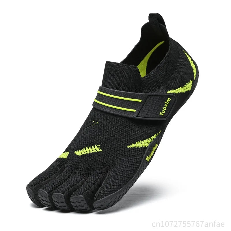 Barfußschuhe mit Zehentrennung Unisex Mesh rutschfeste Sportschuhe für Fitness, Yoga, Training und Spaziergänge Barfußgefühl | Sansoti
