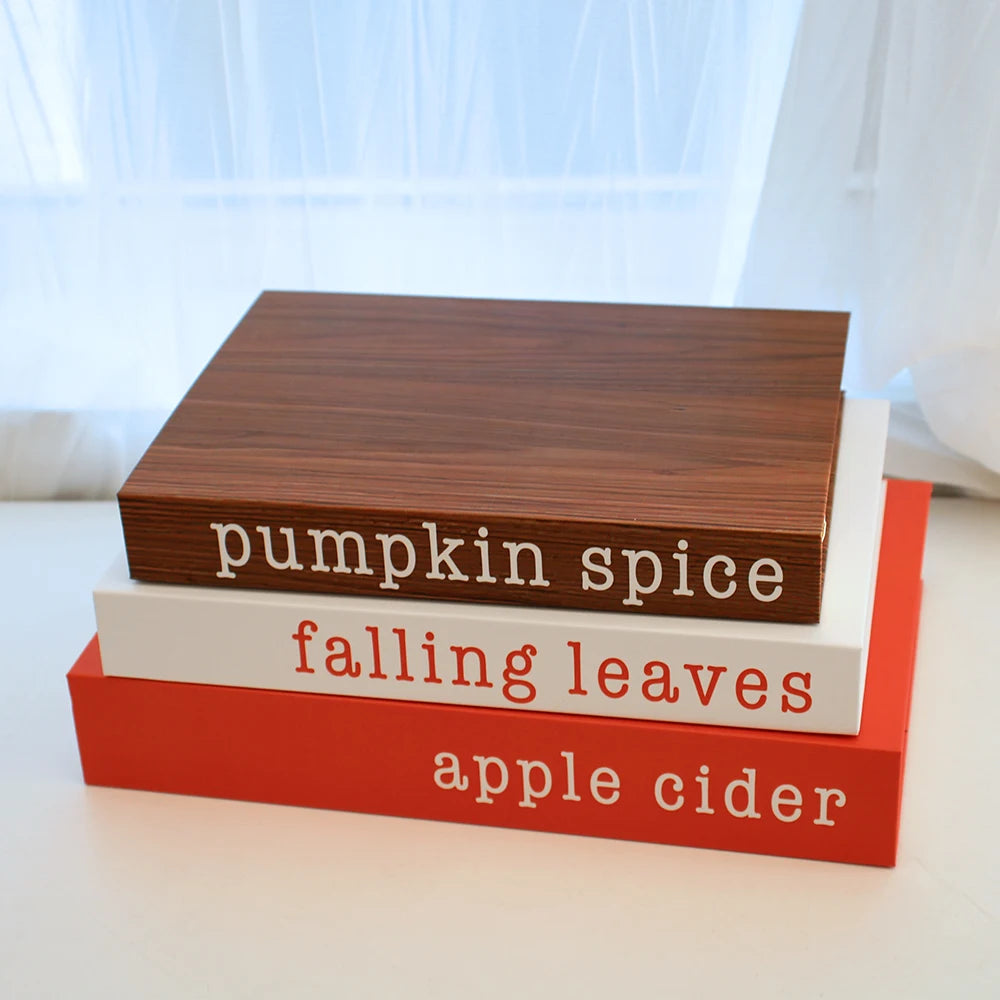 Couchtisch Dekoration Bücher Set 3 Stück Klappbares Design Kaffeetisch Styling | Sansoti