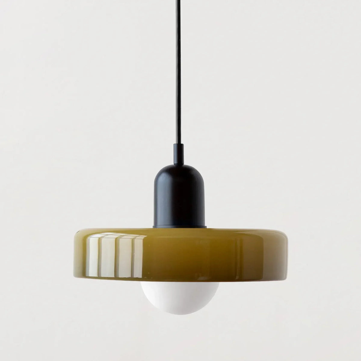 Suspension en verre avec boule colorée pour salle à manger et chambre, éclairage design moderne, plafonnier d’ambiance, intérieur | Sansoti