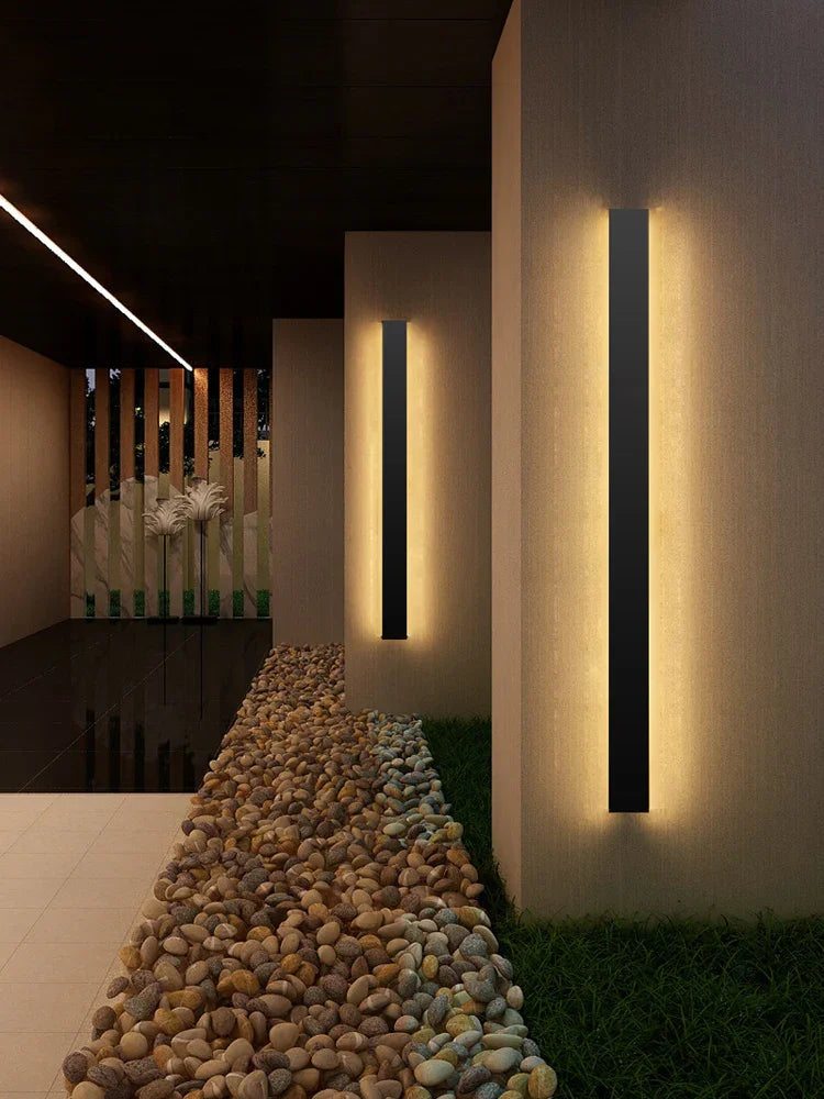 LED Wandlamp Buiten Binnen IP65 Waterdicht 30cm tot 120cm Minimalistisch Modern | Sansoti