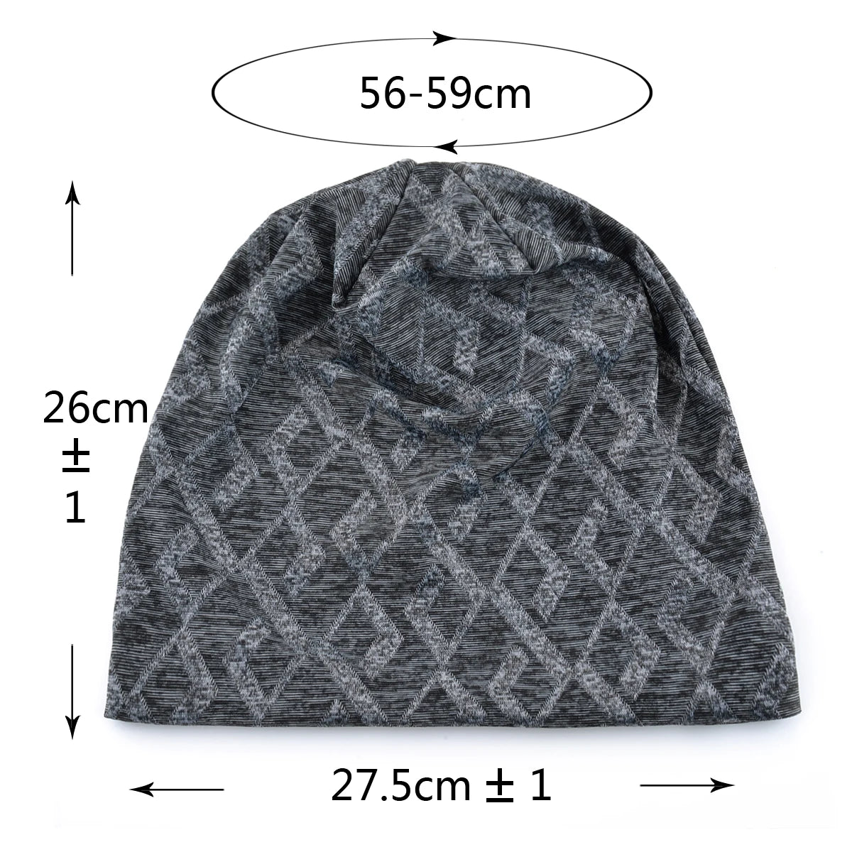 Knitted Unisex Headwear Silky Soft Mesh Lightweight Sports Cap Breathable Hip-Hop Jacquard Pattern | Sansoti