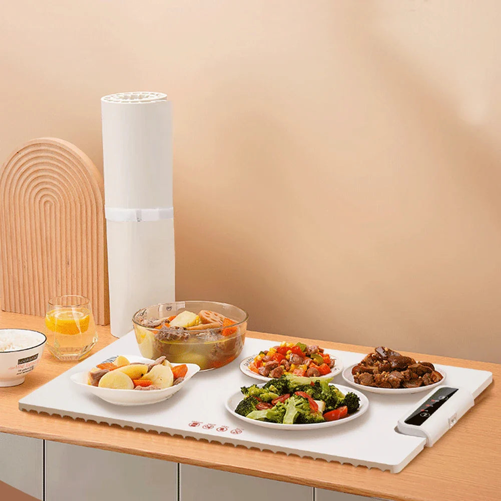 Foldable Warming Mat – Electrically Heated Tabletop for Warm Meals | Sansoti