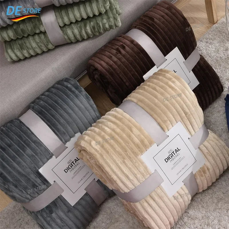Couverture polaire à carreaux 70x100cm en microfibre douce pour le salon, la chambre, le canapé, le lit, les enfants et les animaux de compagnie | Sansoti