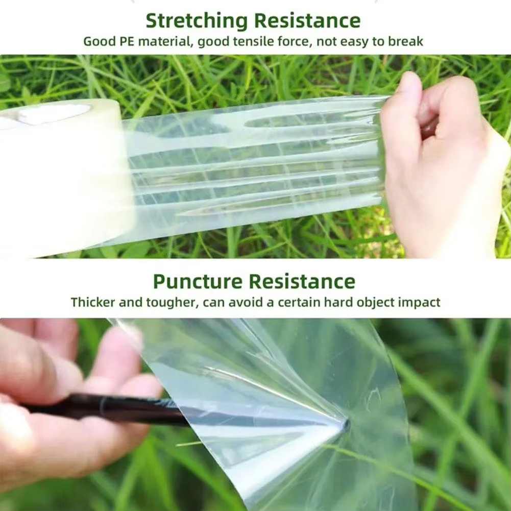 Greenhouse Film Repair Tape UV-Resistant 10 Meters Transparent Weatherproof Repair Tape Garden Film Durable | Sansoti
