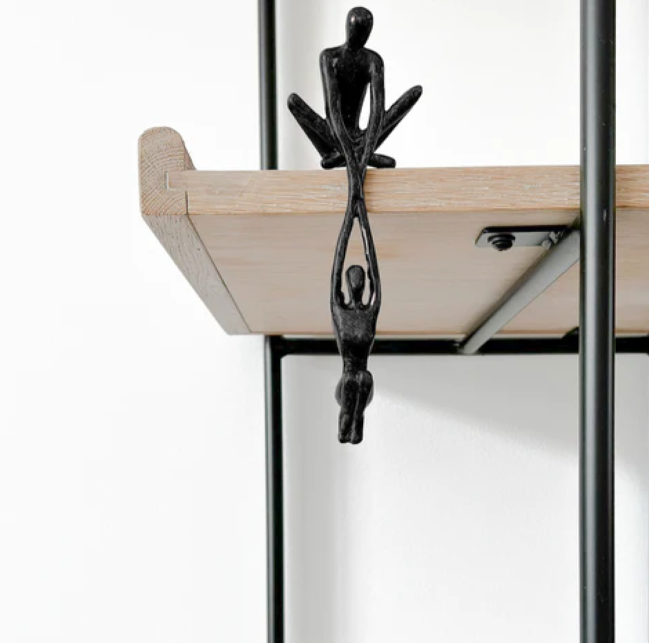 Eternal Duo Sculpture – Decorative Artwork of Two Connected Figures | Sansoti