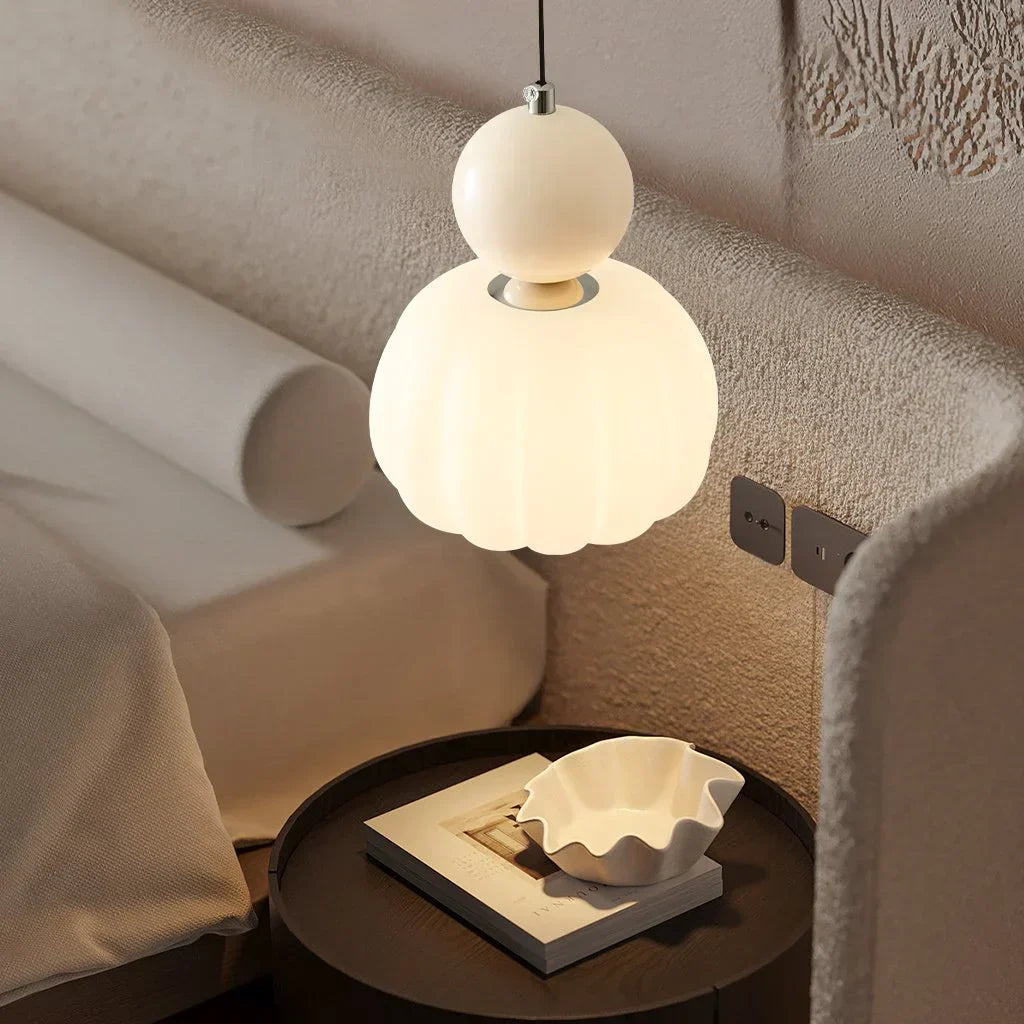 Suspension en verre style Art déco – Lumière chaude avec allure luxueuse | Sansoti