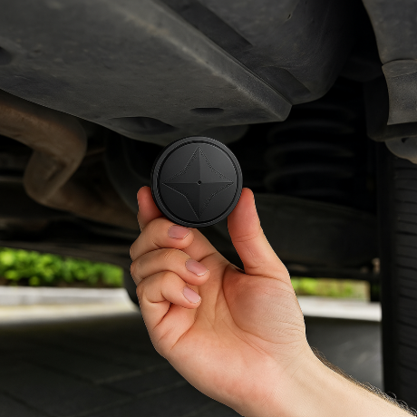 GPS Tracker with Magnet - Real-Time Location Tracker for Car, Pet, Luggage - Rechargeable | Sansoti