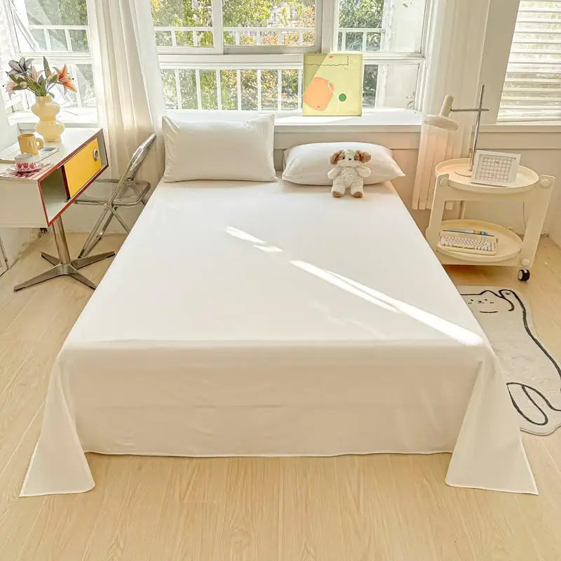 Sansoti | Percale Cotton Bedding Set | 100% Organic | Breathable & Soft | 3-piece