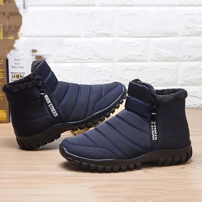 Men's winter boots with fleece lining and water-repellent upper for optimal comfort in cold seasons | Sansoti