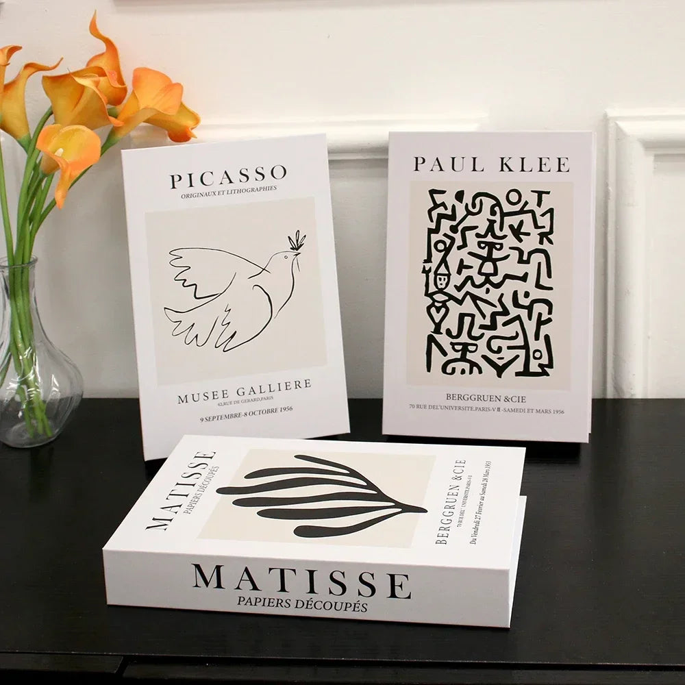 Couchtisch Dekoration Bücher Set 3 Stück Klappbares Design Kaffeetisch Styling | Sansoti