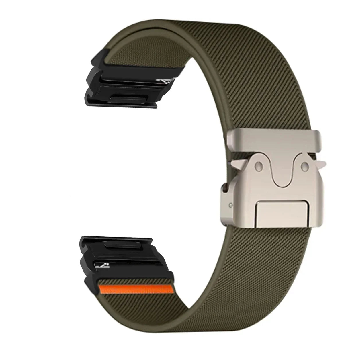 Bracelet de smartwatch en nylon 22-26 mm, design militaire, réglable, unisexe, bracelet de sport universellement compatible | Sansoti