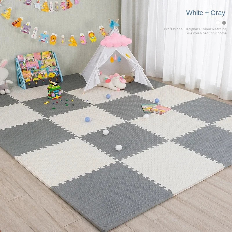 Puzzelmat Baby EVA Foam Vloertegels 30x30cm Antislip Speelmat Kinderen Kruipmat Zachte Speelvloer Babykamer Speelkamer | Sansoti
