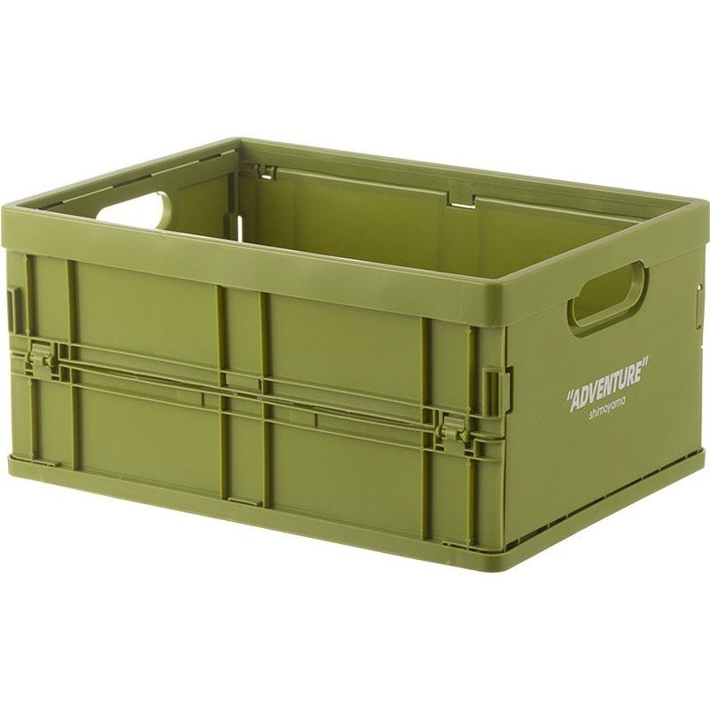 Foldable Storage Crate PP Stackable A4 34x24cm 8kg Desk Documents Books | Sansoti