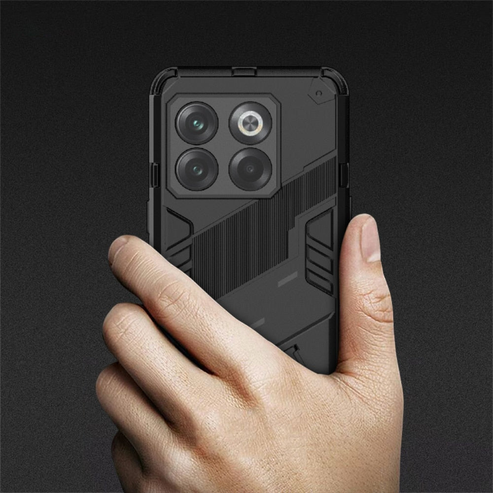 Shockproof Phone Case with Stand for OnePlus 15 13 12 11 10 Nord Black Blue Green Red Protection | Sansoti