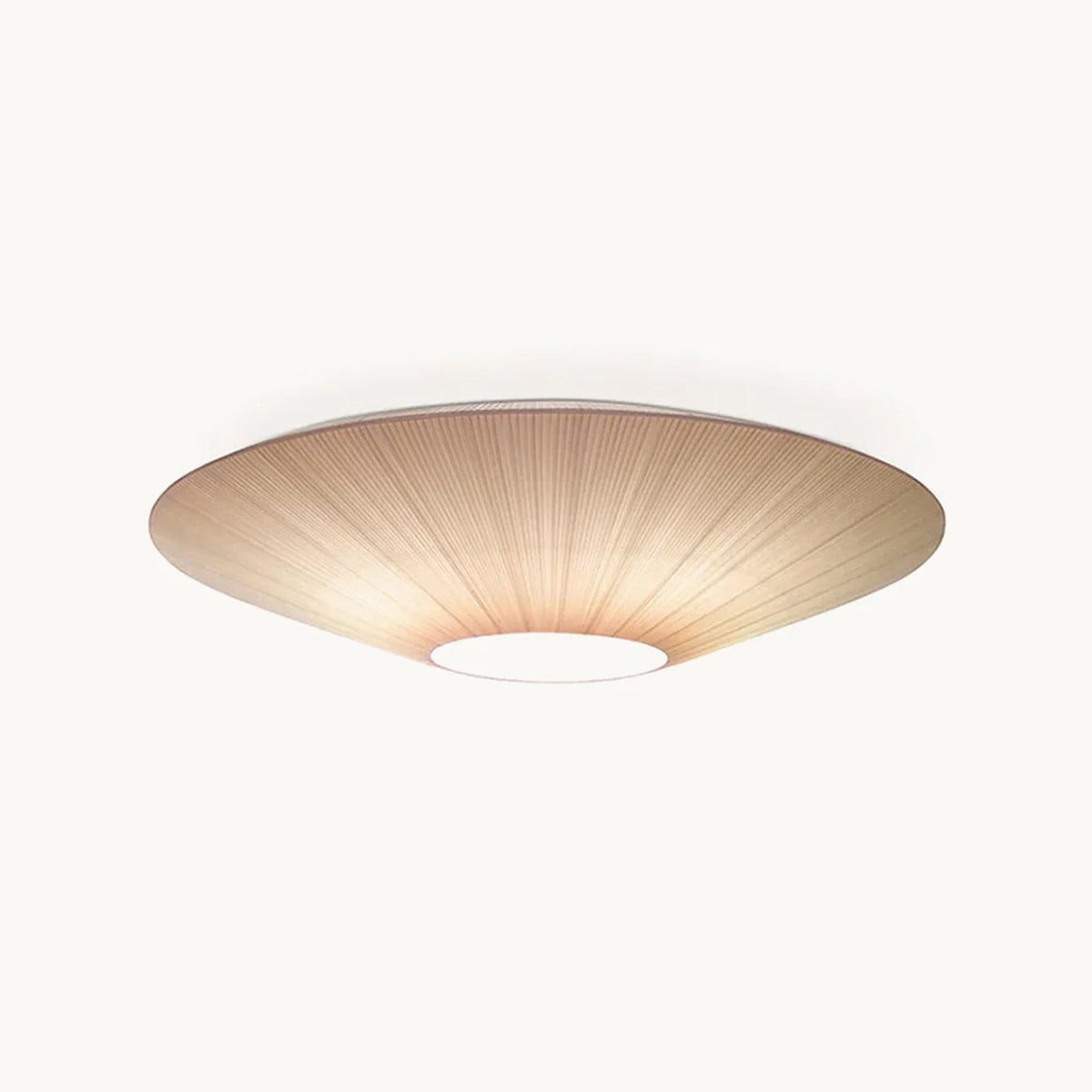 Deckenlampe im orientalischen Stil mit Stoffschirm Sanfte Beleuchtung für Esszimmer, Wohnzimmer Dimmbar 3 Größen | Sansoti