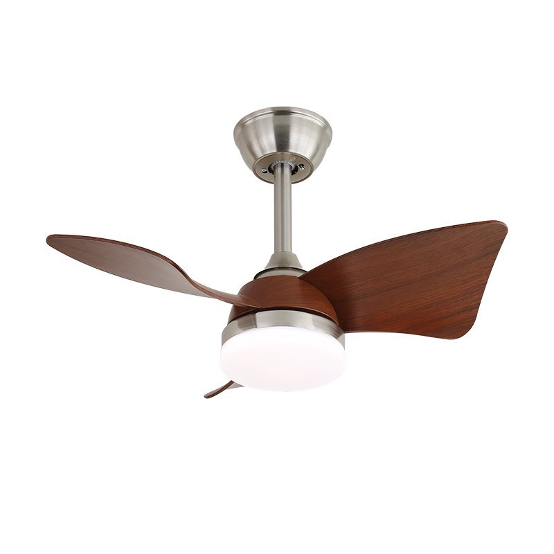 Ceiling Fan with Lighting Scandinavian Design Black Wood 61-80cm | Sansoti