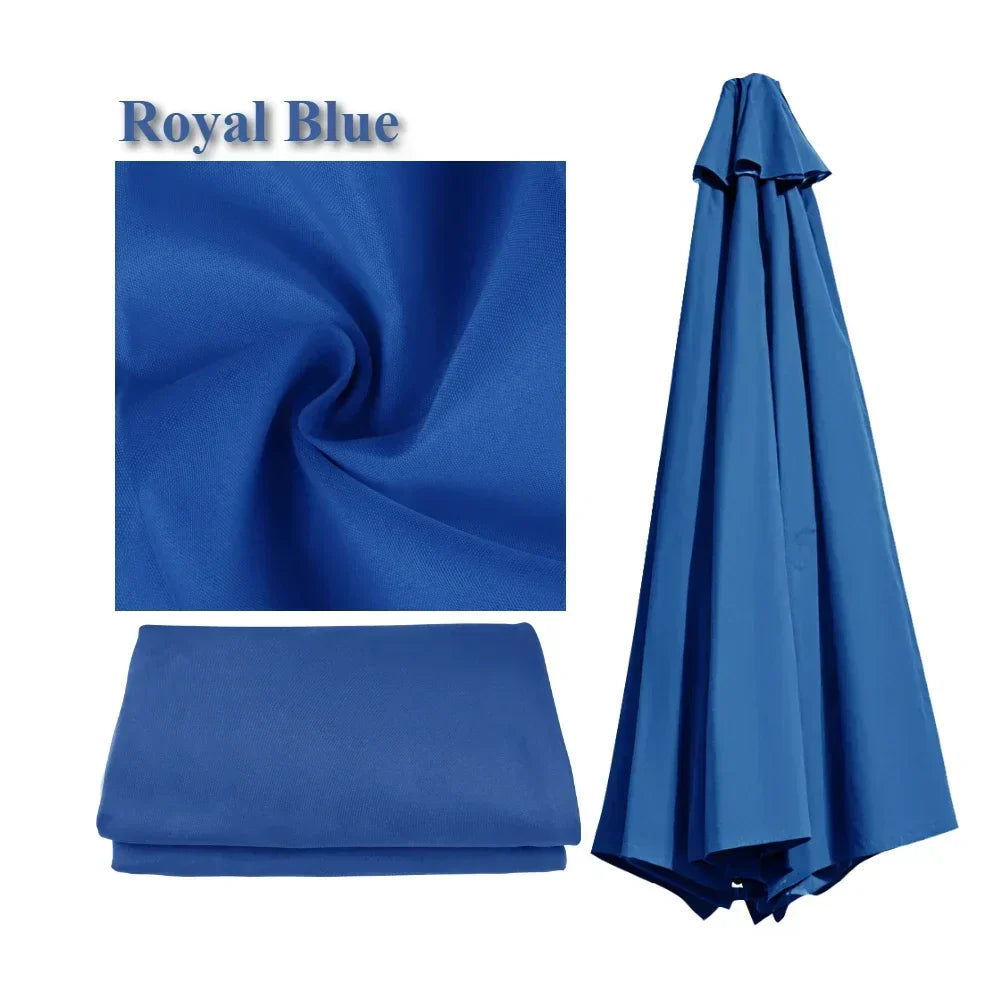 Replacement Parasol Cover 6/8 Spokes Water-Repellent with Ventilation 2-3 Meters | Sansoti