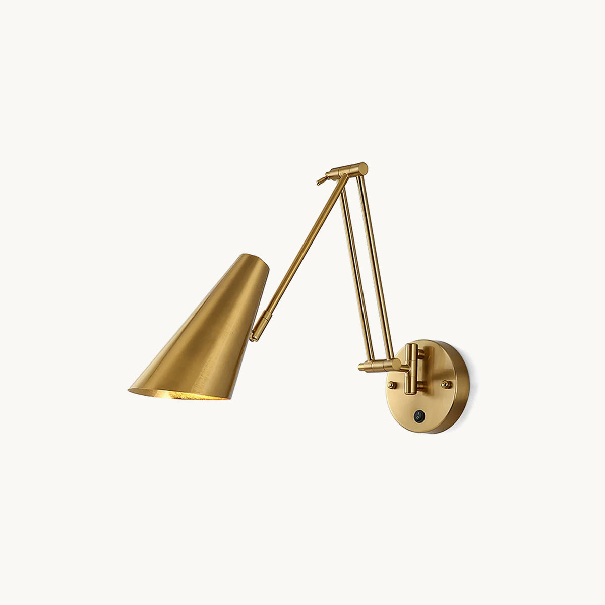 Verstelbare Wandlamp Zwenkarm Industrieel IJzer Modern Design E26/E27 Fitting Muurbediening Leeslamp Slaapkamer | Sansoti