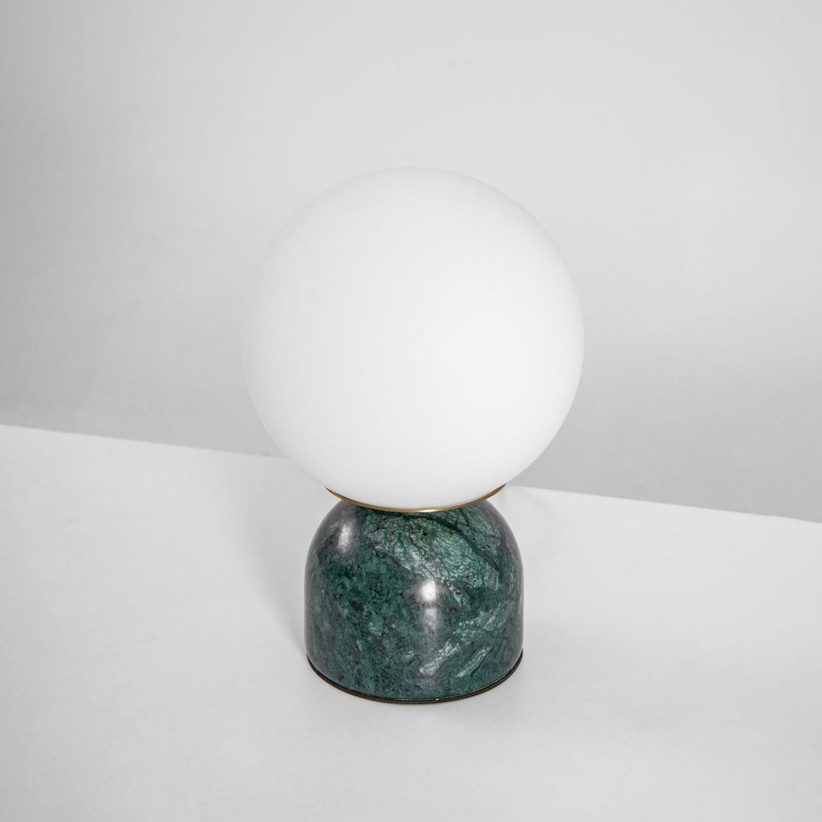 Marble Table Lamp with Glass Globe – Scandinavian Design for Atmospheric Accent Lighting | Sansoti