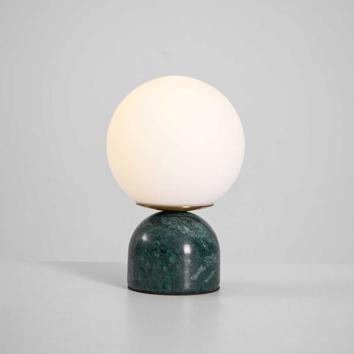 Marble Table Lamp with Glass Globe – Scandinavian Design for Atmospheric Accent Lighting | Sansoti