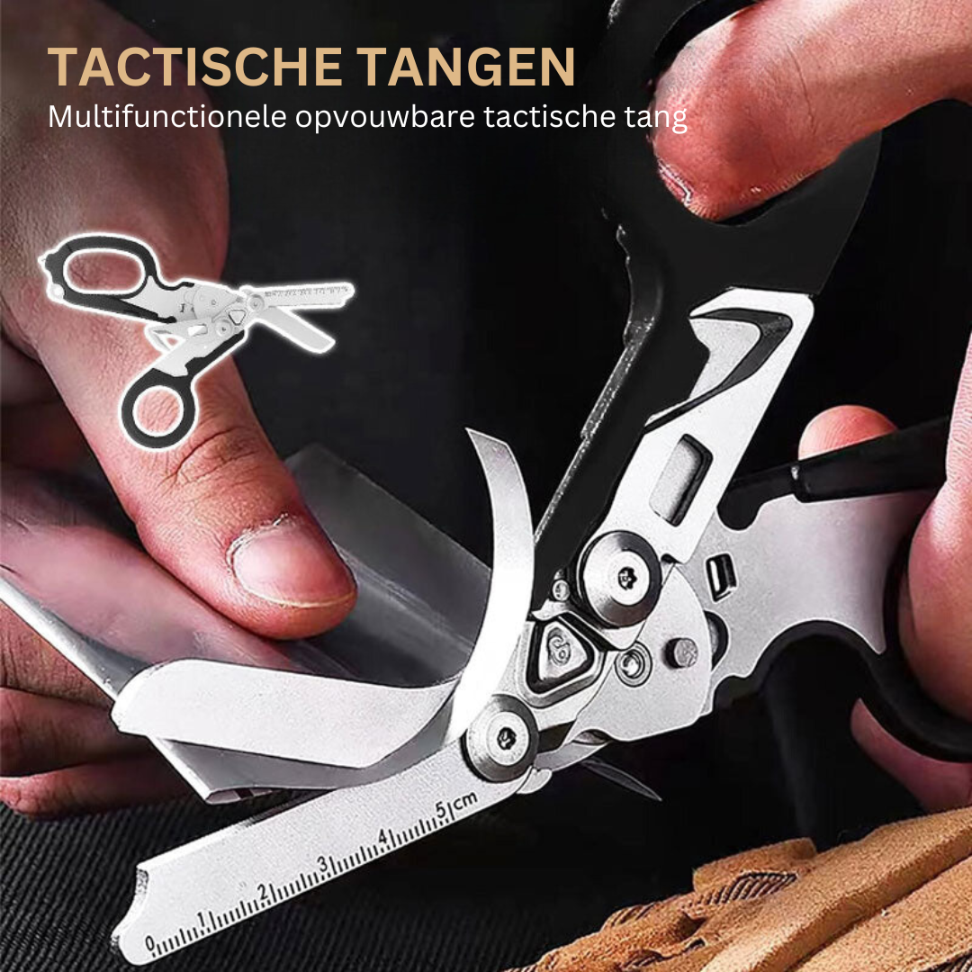 Multifunctional Foldable Tactical Pliers for Outdoor & Emergency | Stainless Steel | Sansoti