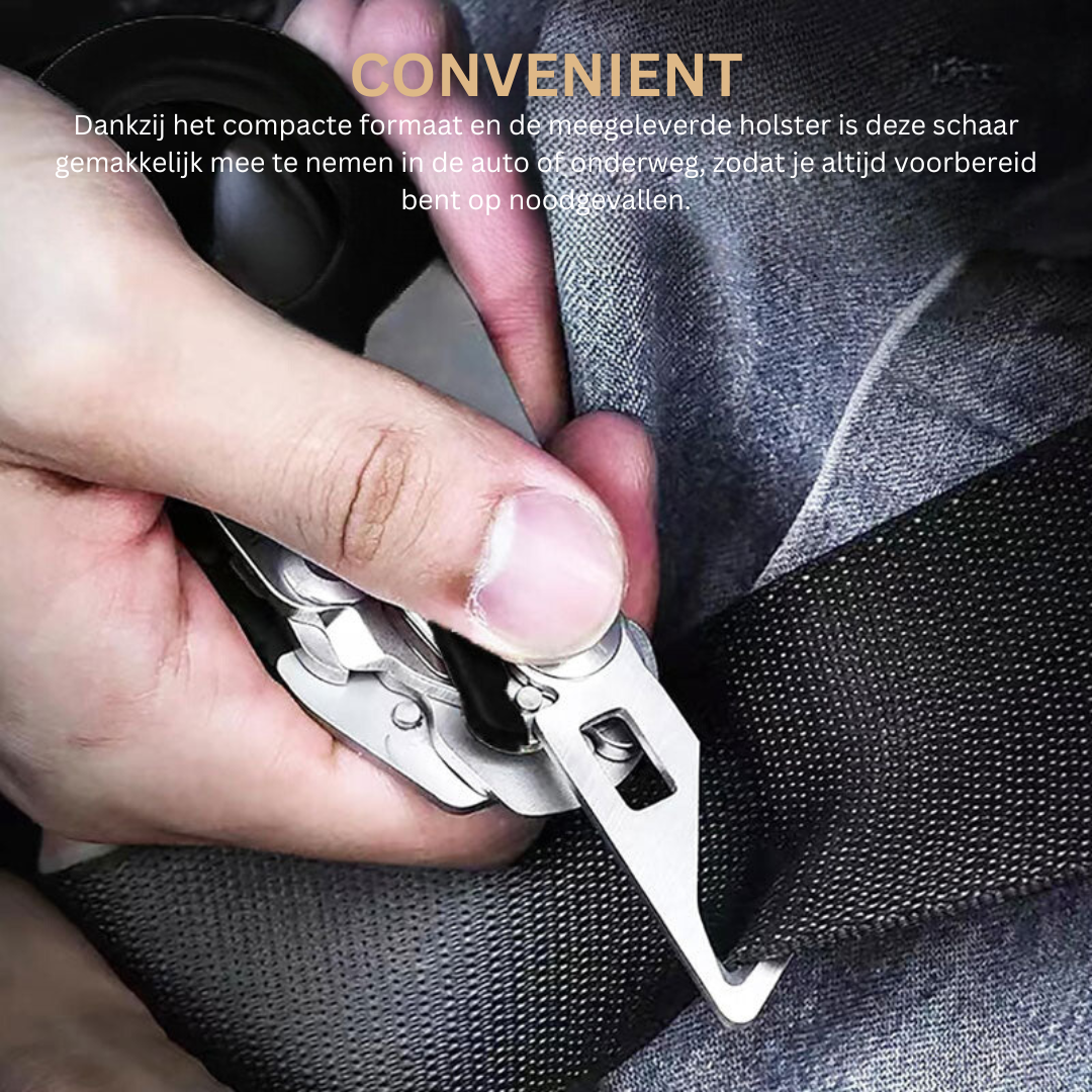 Multifunctional Foldable Tactical Pliers for Outdoor & Emergency | Stainless Steel | Sansoti