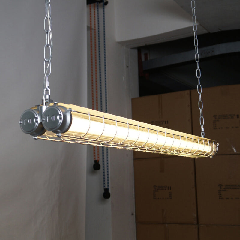 Lineare Hängeleuchte aus Glas, modern, 123 cm, Schwarz, Grün, Silber, Nordic Design, Esszimmer, Küche, Esstisch, Kücheninsel | Sansoti