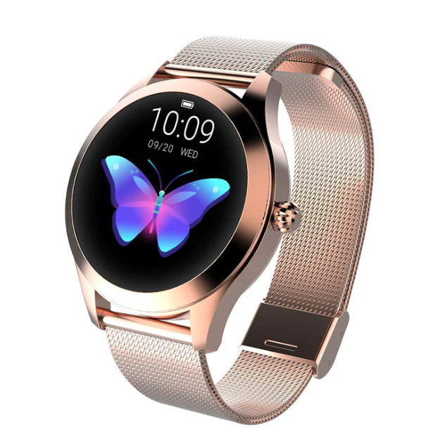 Women's Smartwatch with Heart Rate Monitor & Blood Pressure Monitoring – Stylish Watch with Interchangeable Straps | Sansoti