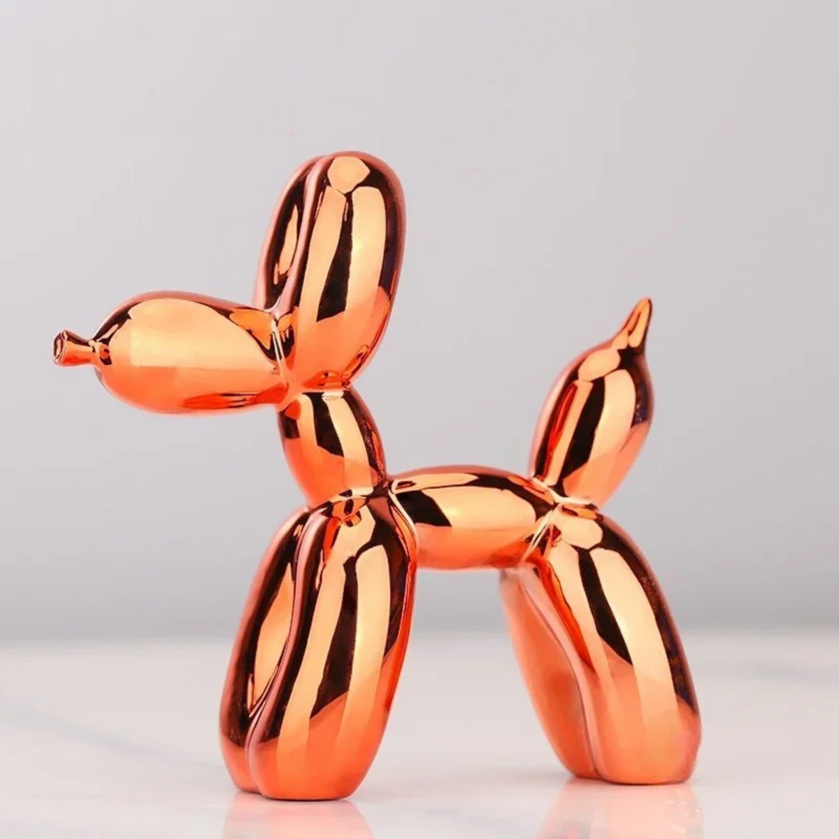 Balloon Dog Sculpture Resin Decorative Modern Design Living Room Interior Gift Idea Decorative Object | Sansoti