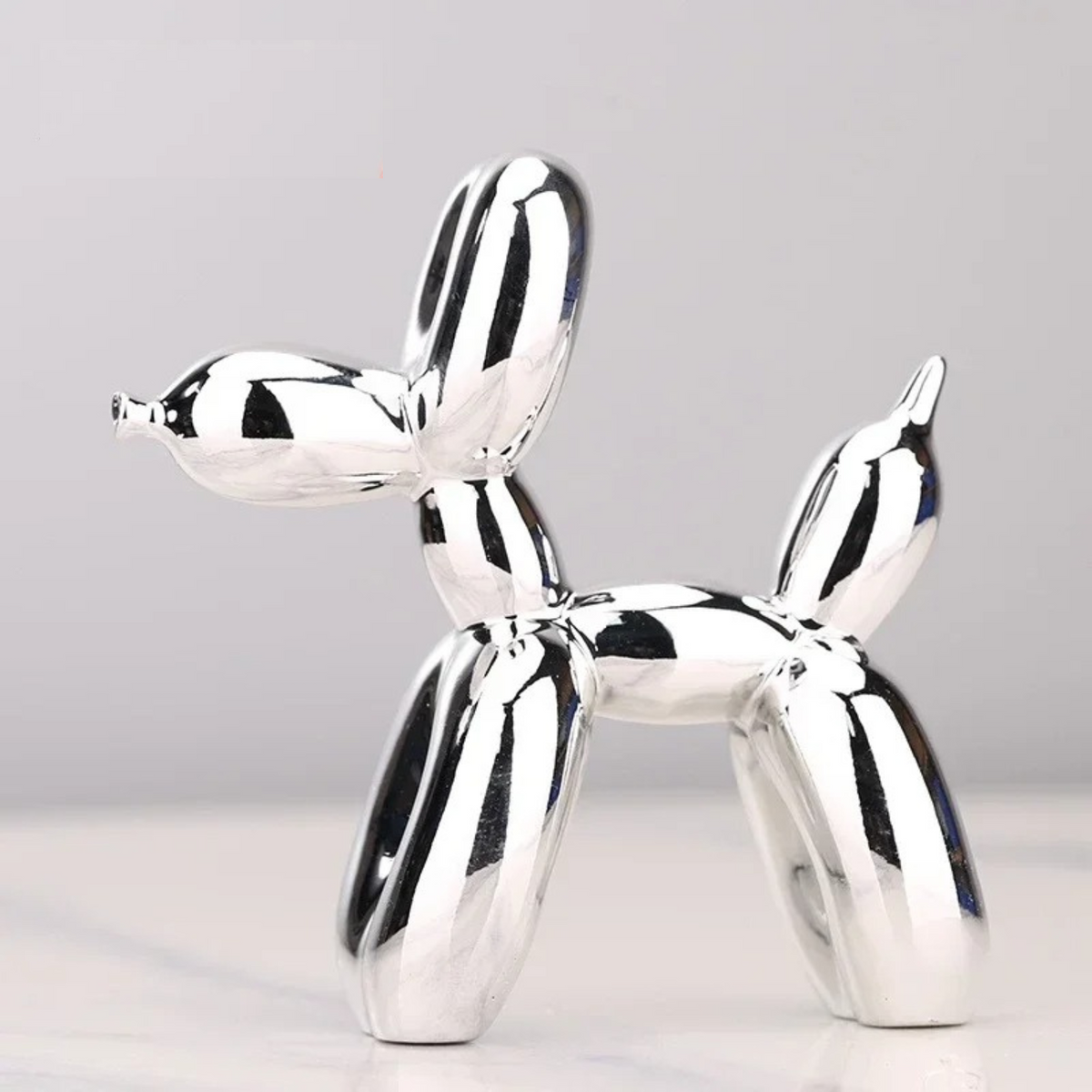 Ballon Hund Skulptur Moderne Kunst Resin Dekoration Skulptur Metallic | Sansoti