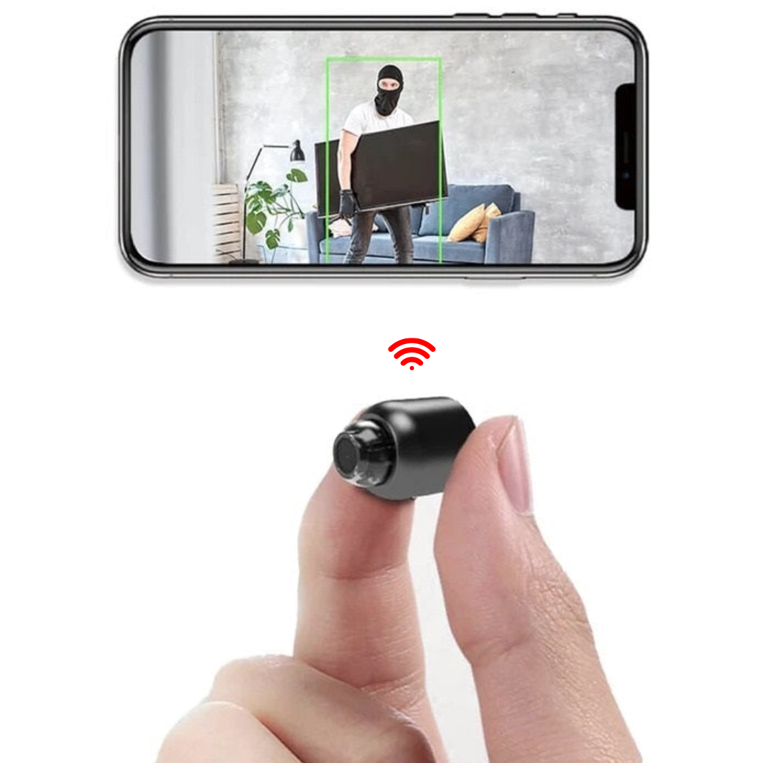 Mini Wireless Security Camera with Audio, 1080P Night Vision WiFi Indoor Surveillance Camera for Home Security, Motion Detection, and Mobile App | Sansoti