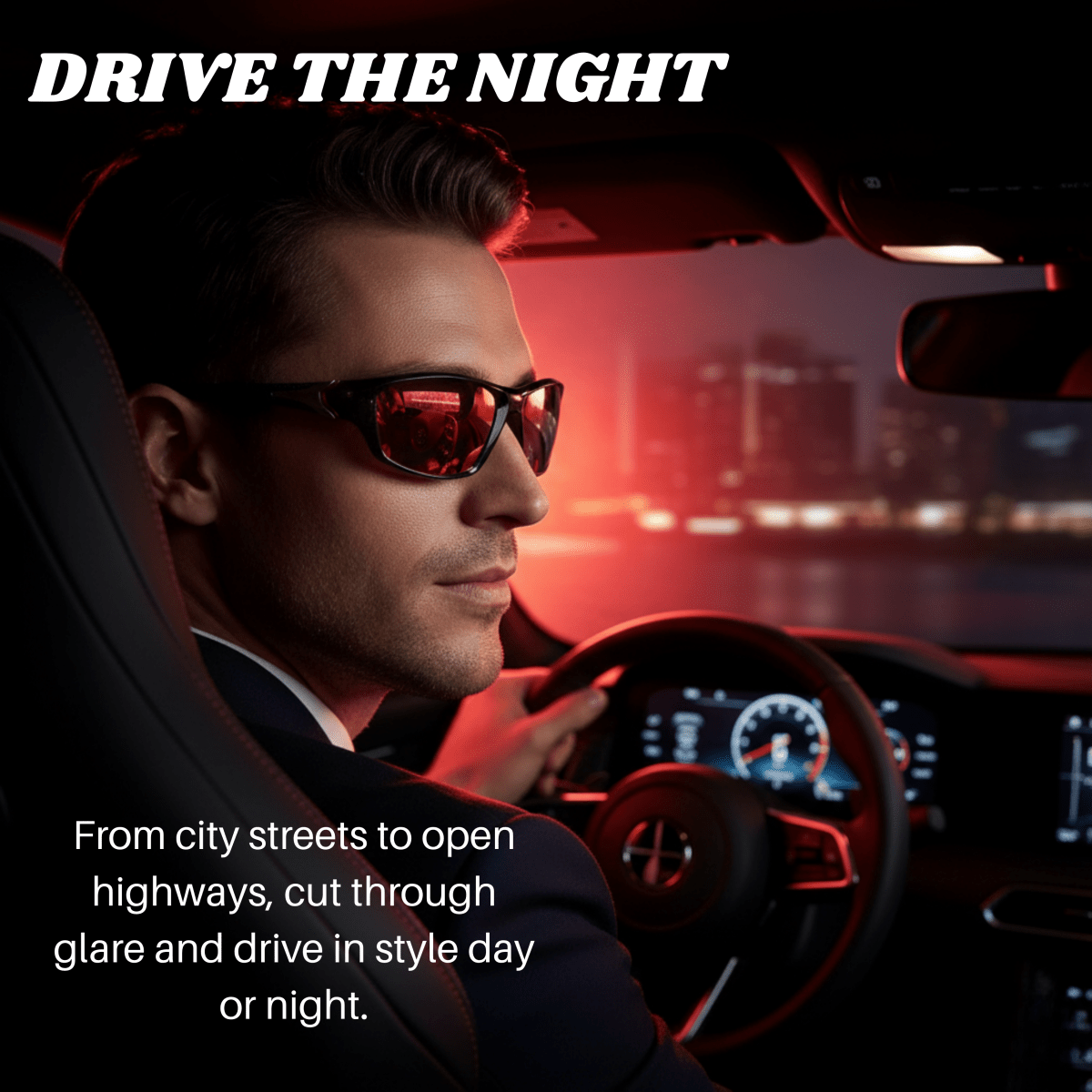Sporty Sunglasses with Polarized Lenses UV400 Protection for Outdoor Cycling Running Fishing | Sansoti